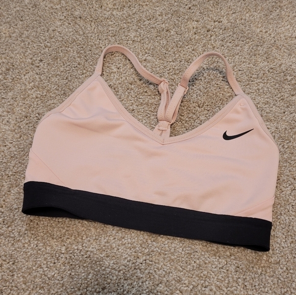 Nike Drifit Women's Pink Indy Sports Bra Size XS - Picture 2 of 4